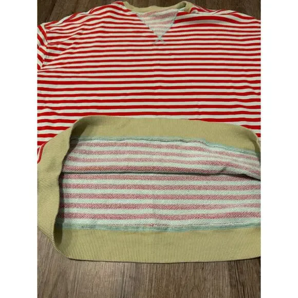 Free People Women’s Striped Pullover Size Medium - Picture 5 of 11